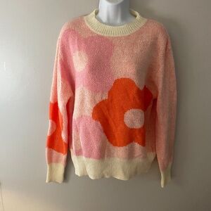 Frnch Paris Sweater size small flower